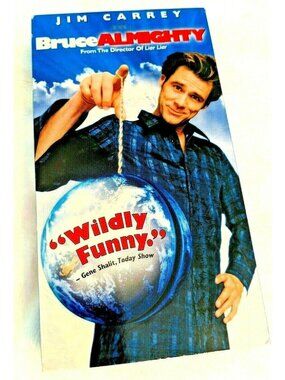 Jim Carrey "Bruce Almighty" VHS Tape 2003 Comedy PG Universal Pictures Classic